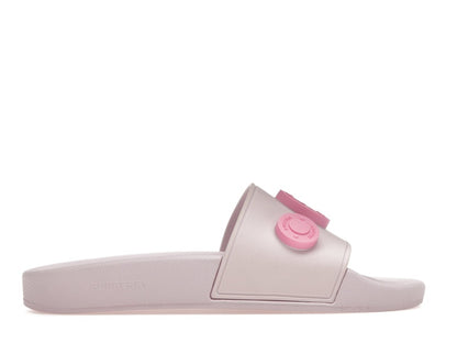 Burberry Logo Graphic Rubber Slide Pale Candy Pink (Women's)