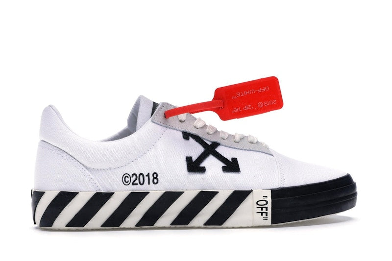 OFF-WHITE Vulc Low White (Updated Stripes)