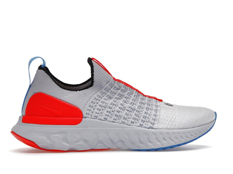 Nike React Phantom Run Flyknit 2 Football Grey Bright Crimson (Women's)