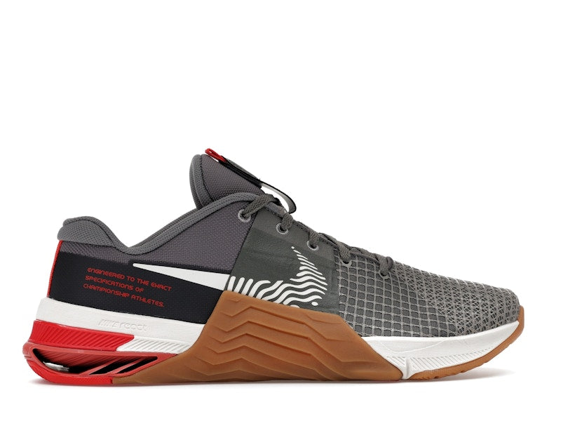 Nike Metcon 8 Flat Pewter Flat Pewter Light Crimson Gum