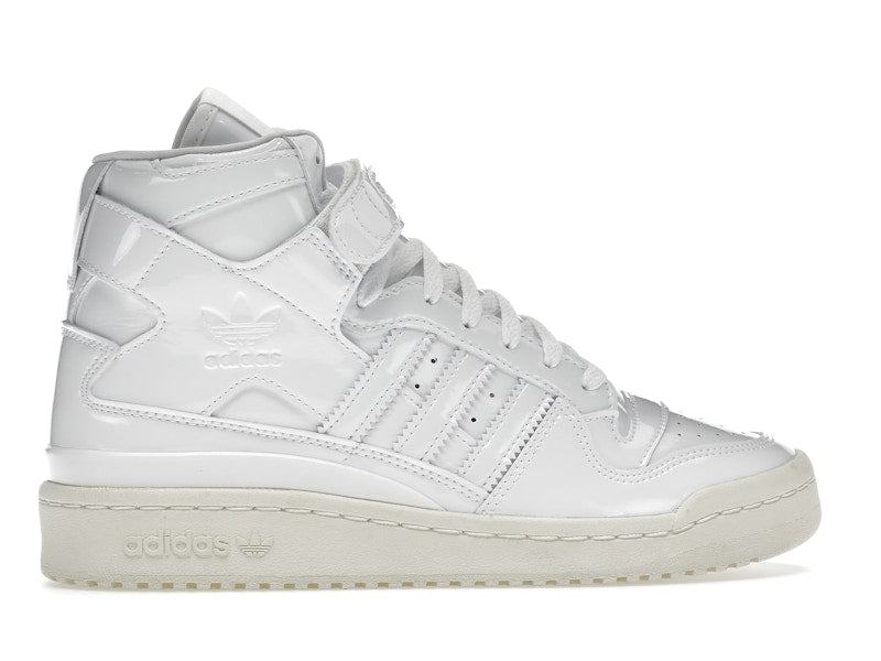 adidas Forum Mid Triple White Patent Leather (Women's)
