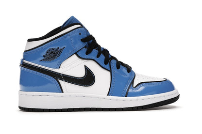 Jordan 1 Mid Signal Blue (GS)