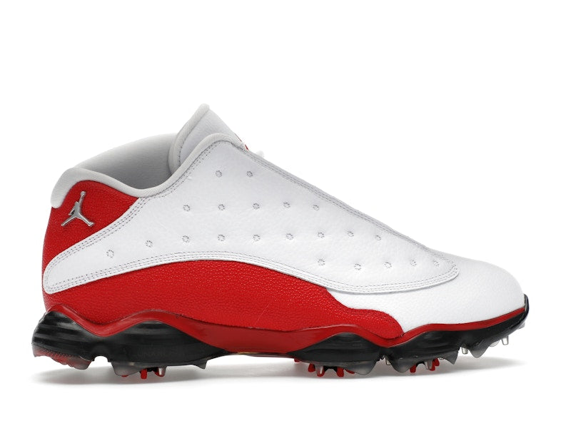 Jordan 13 Retro Golf Cleat White Red