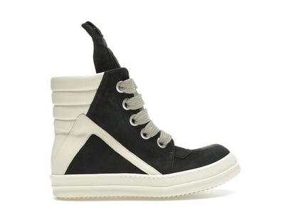 Rick Owens Geobasket Jumbo Lace High Black Milk