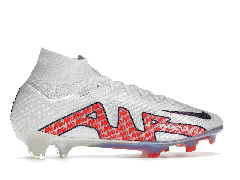 Nike Zoom Mercurial Superfly 9 Elite FG White Bright Crimson