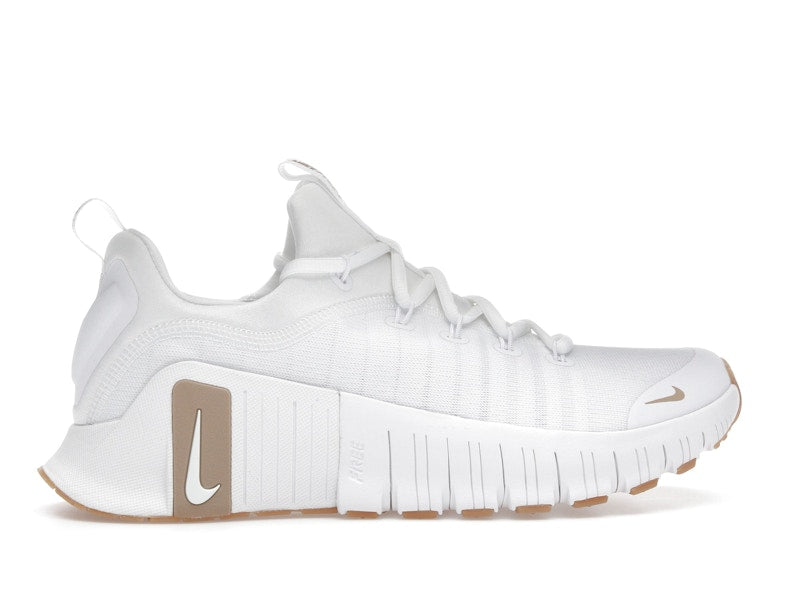 Nike Free Metcon 6 White Gum Light Brown Hemp