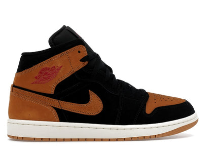 Jordan 1 Mid SE Black Flax