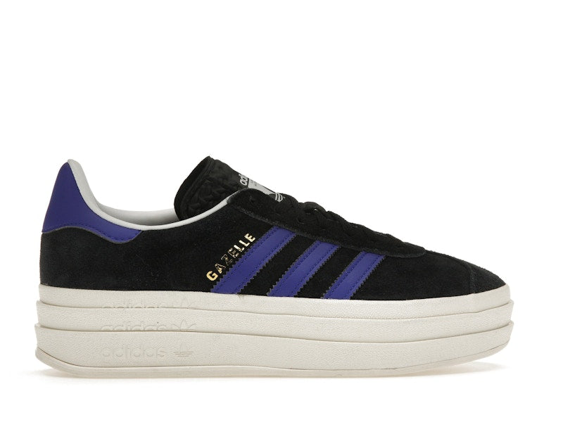 adidas Gazelle Bold Core Black Lucid Blue (Women's)