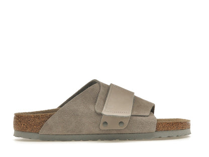 Birkenstock Kyoto Nubuck Suede Stone Coin