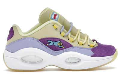 Reebok Question Low BBC Ice Cream Running Dog Yellow Purple
