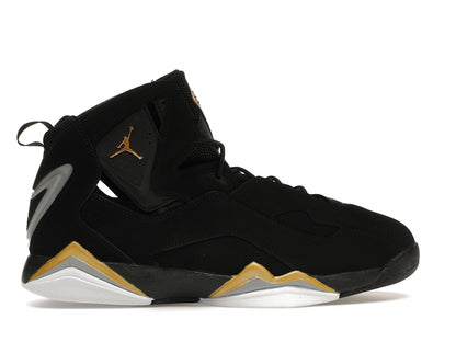 Jordan True Flight Black Metallic Gold