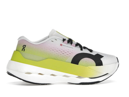 On Running Cloudboom Max Lime Raspberry