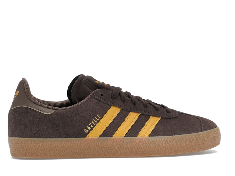 adidas Gazelle ADV Dark Brown Preloved Yellow