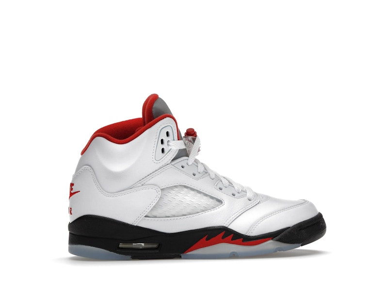 Jordan 5 Retro Fire Red Silver Tongue (2020) (GS)