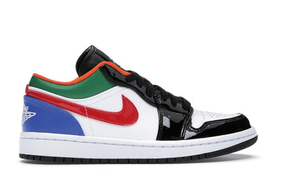 Jordan 1 Low Multi-Color Black Toe (Women's)