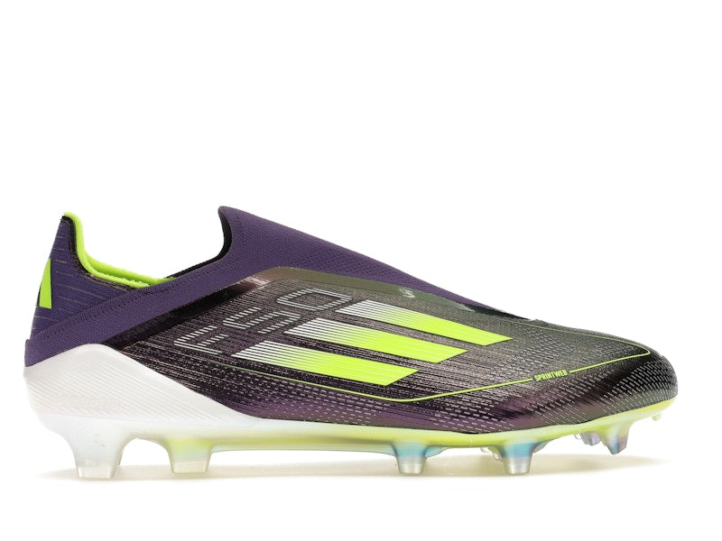 adidas Laceless F50 Elite Fast Reborn FG Purple Lucid Lemon