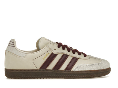 adidas Samba OG Wonder White Maroon (Women's)
