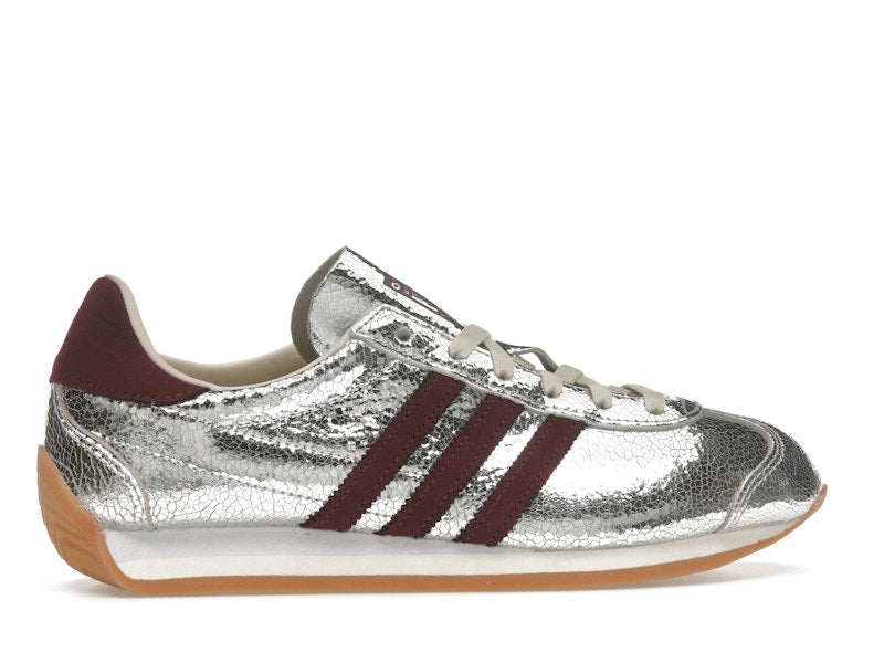adidas Country OG Silver Metallic Maroon (Women's)