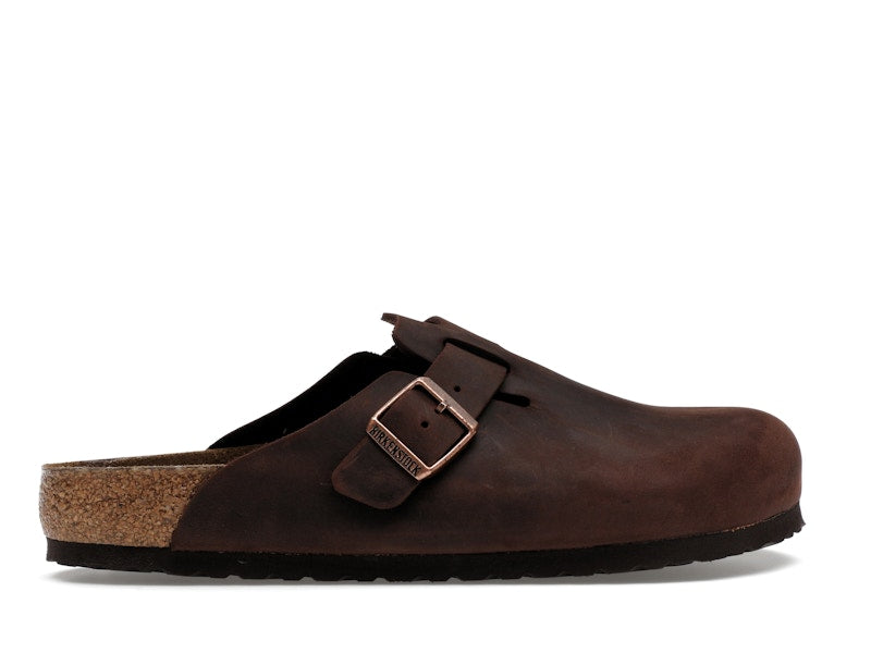 Birkenstock Boston Soft Footbed Oiled Leather Habana Brown