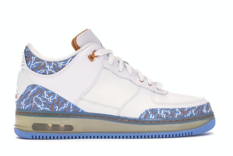 Jordan AJF 3 White University Blue Sunset