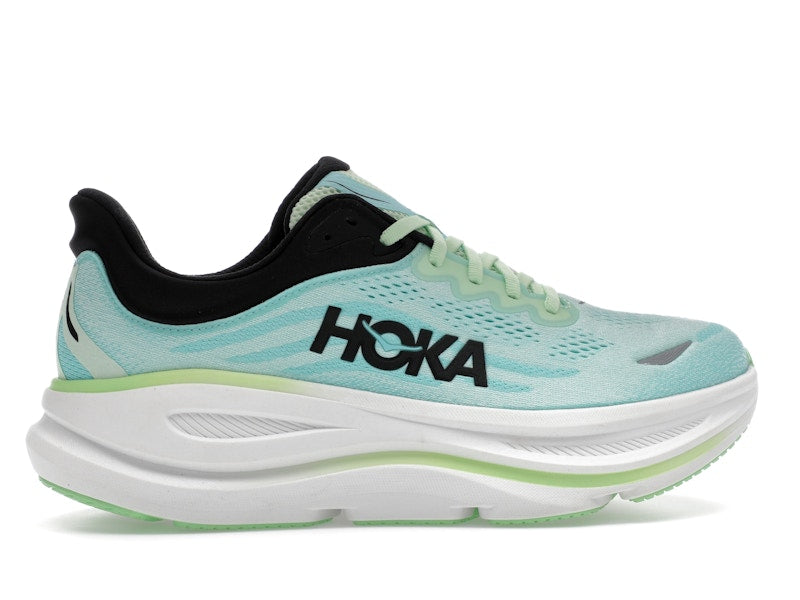 Hoka One One Bondi 9 Luna Moth Blue Spark