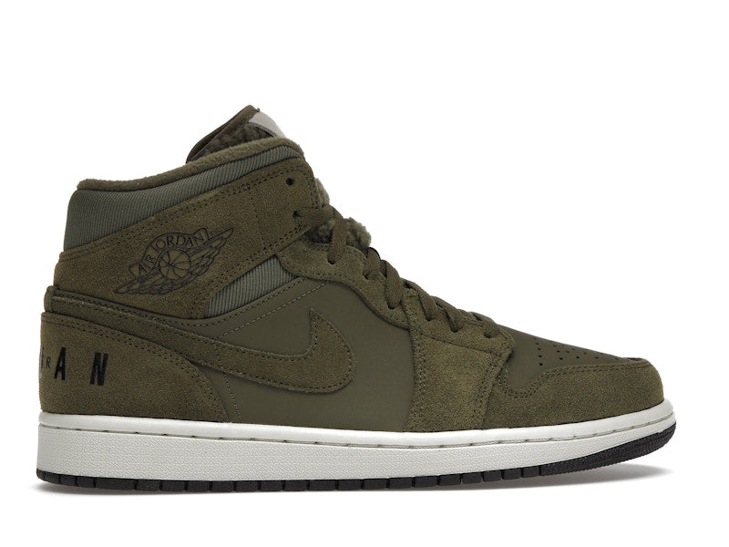 Jordan 1 Mid Olive Canvas (2018)