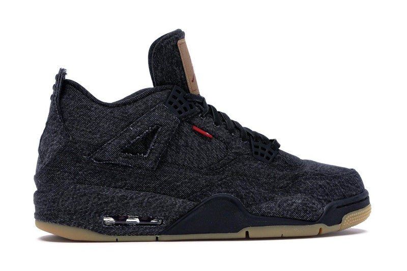 Jordan 4 Retro Levi's Black (Blank Tag)