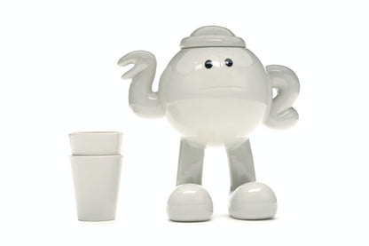 James Jarvis Glazed Porcelain Teapot White