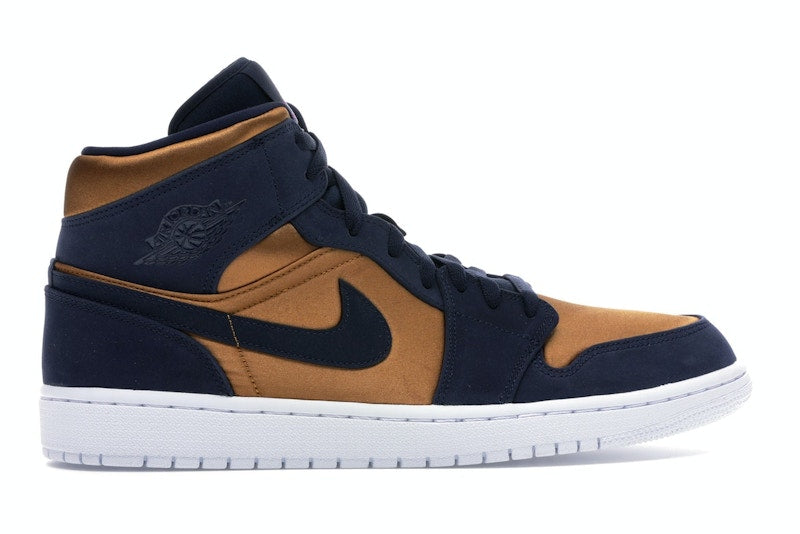 Jordan 1 Mid Obsidian Desert Ochre