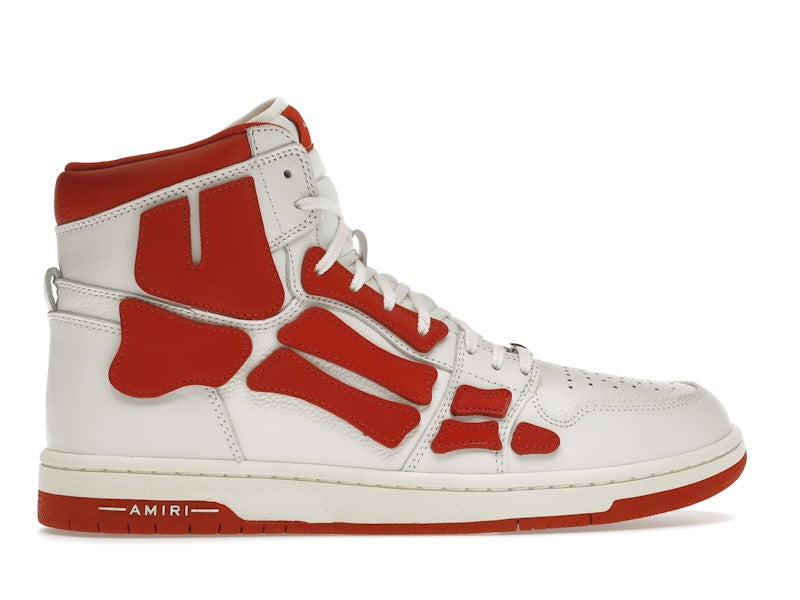 AMIRI Skel Panelled High Top White Red