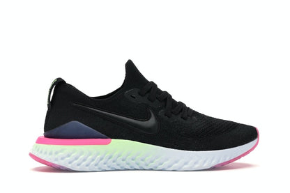 Nike Epic React Flyknit 2 Black Sapphire Hyper Pink (Women's)