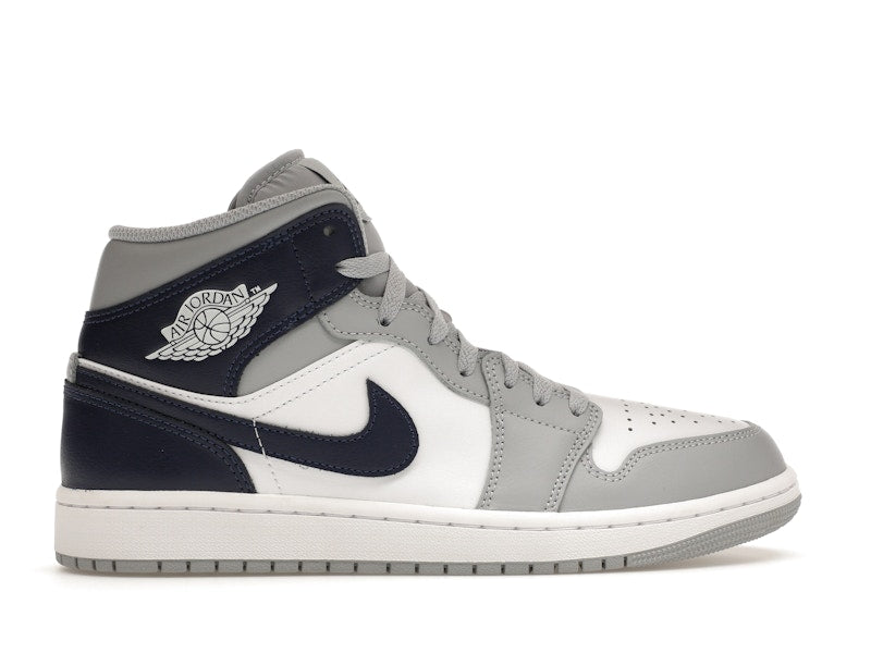 Jordan 1 Mid Wolf Grey Midnight Navy