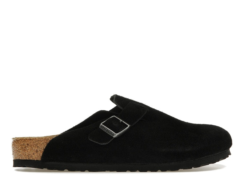 Birkenstock Boston Suede Black