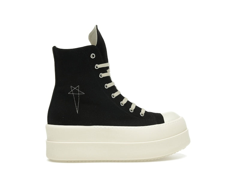 Rick Owens Hollywood DRKSHDW Double Bumper High Black Pearl Milk (Women's)