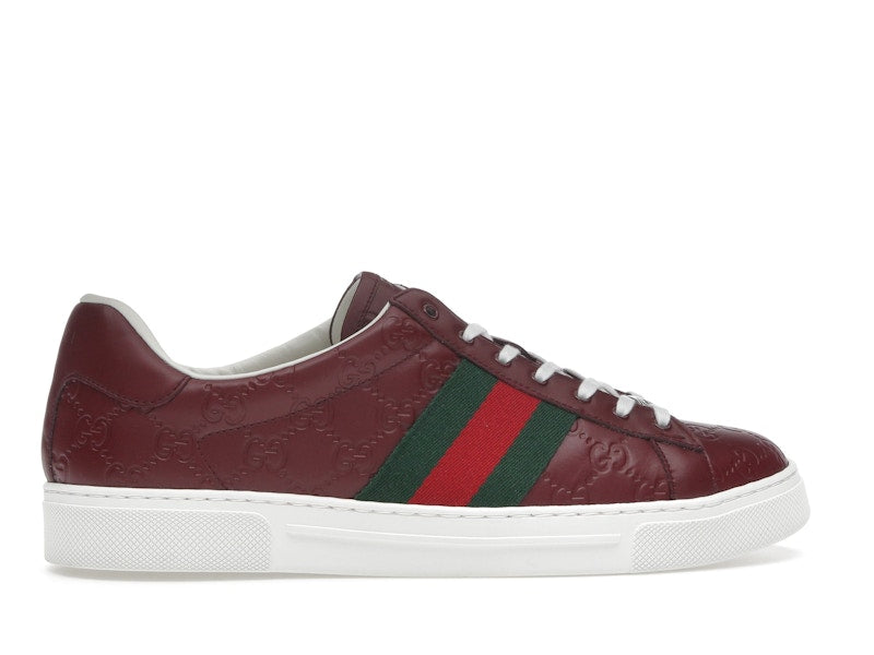 Gucci Ace Web Red Rosso Ancora