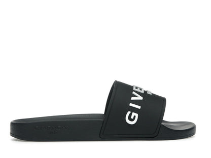 Givenchy Paris Slide Sandals Black