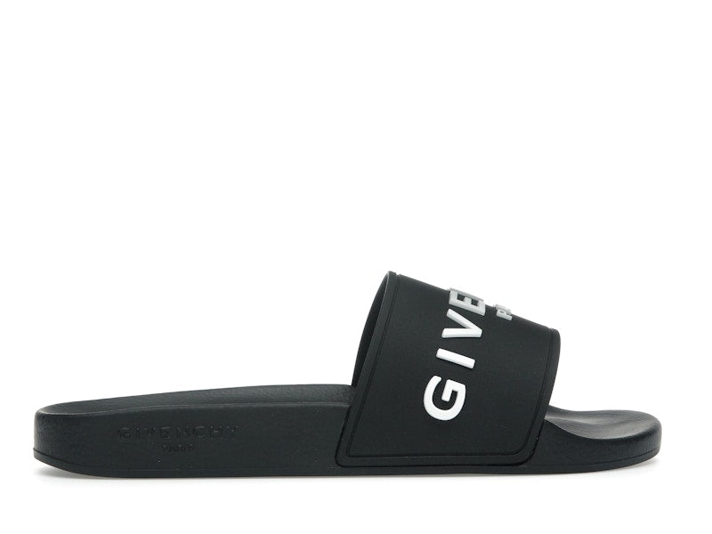 Givenchy Paris Slide Sandals Black