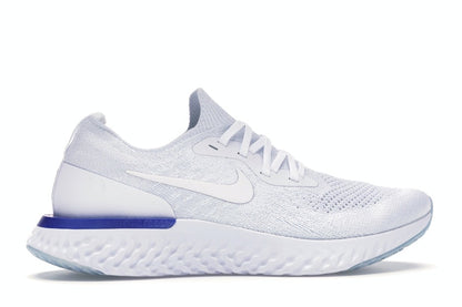 Nike Epic React Flyknit White Racer Blue (Women's)