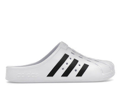 adidas Adilette Clog White Black