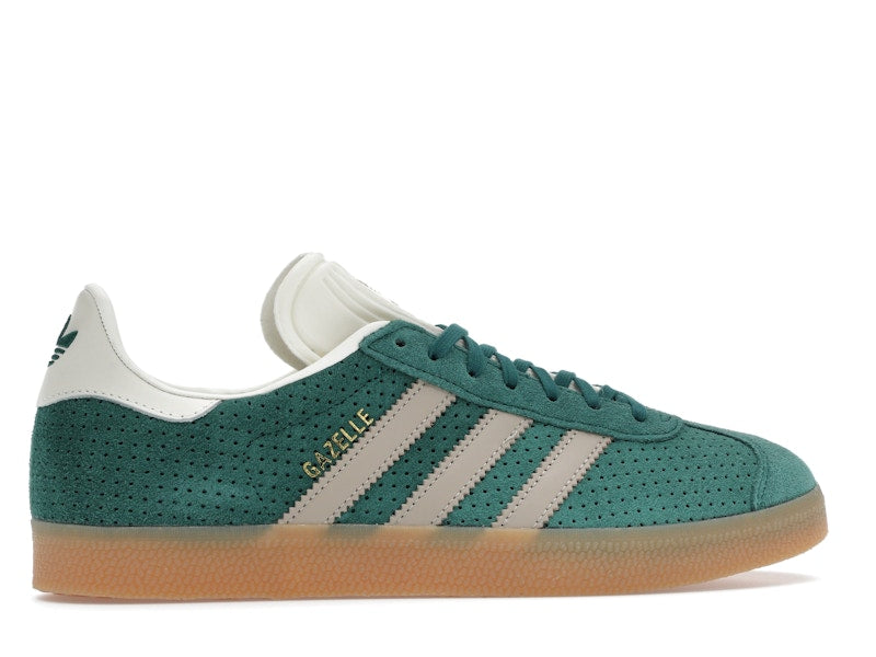 adidas Gazelle Collegiate Green Wonder Beige Gold Metallic