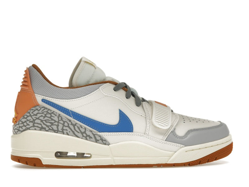 Jordan Legacy 312 Low Phantom Amber Brown Star Blue