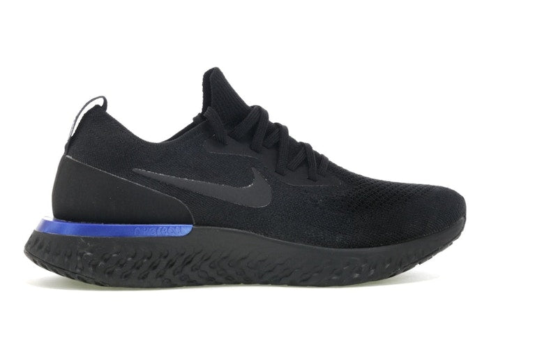 Nike Epic React Flyknit Black Racer Blue (Women's)