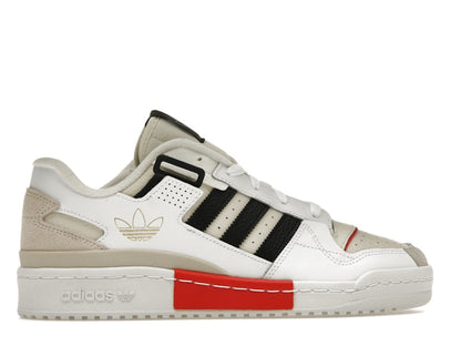 adidas Forum Exhibit Low White Vivid Red