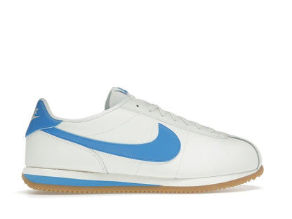 Nike Cortez Leather Sail Gum Yellow Light Photo Blue