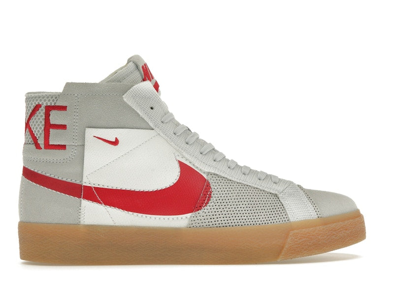Nike SB Zoom Blazer Mid Premium Deconstructed White University Red Gum