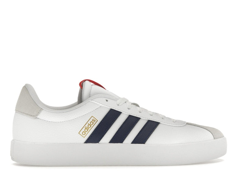 adidas Vl Court 3.0 Cloud White Dark Blue Better Scarlet