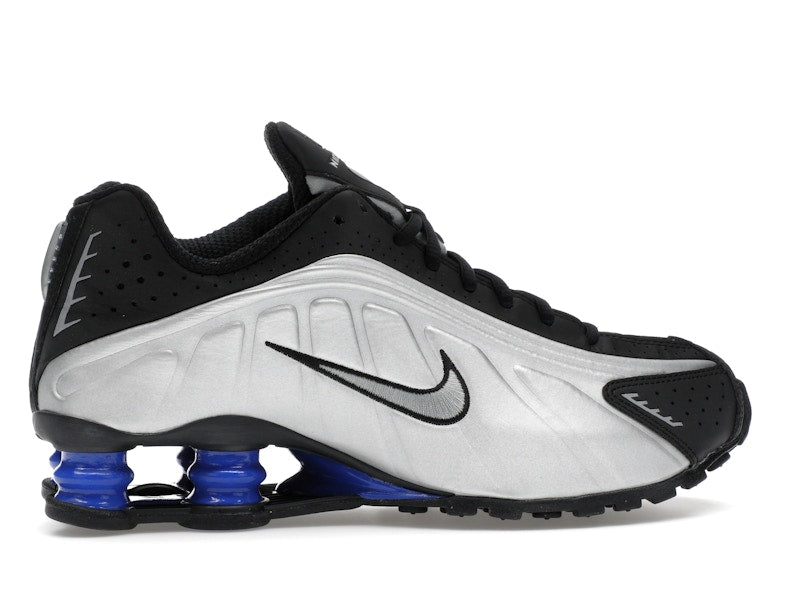 Nike Shox R4 Metallic Silver Black Racer Blue (Women's)