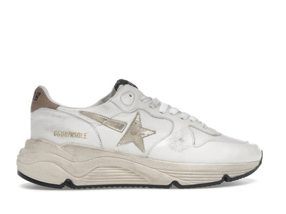 Golden Goose Running Sole White Gold (Women's)