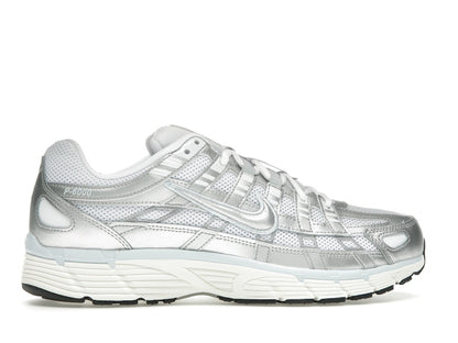 Nike P-6000 White Blue Tint Sail Metallic Silver (Women's)