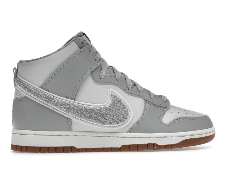Nike Dunk High University Chenille Swoosh Light Smoke Grey